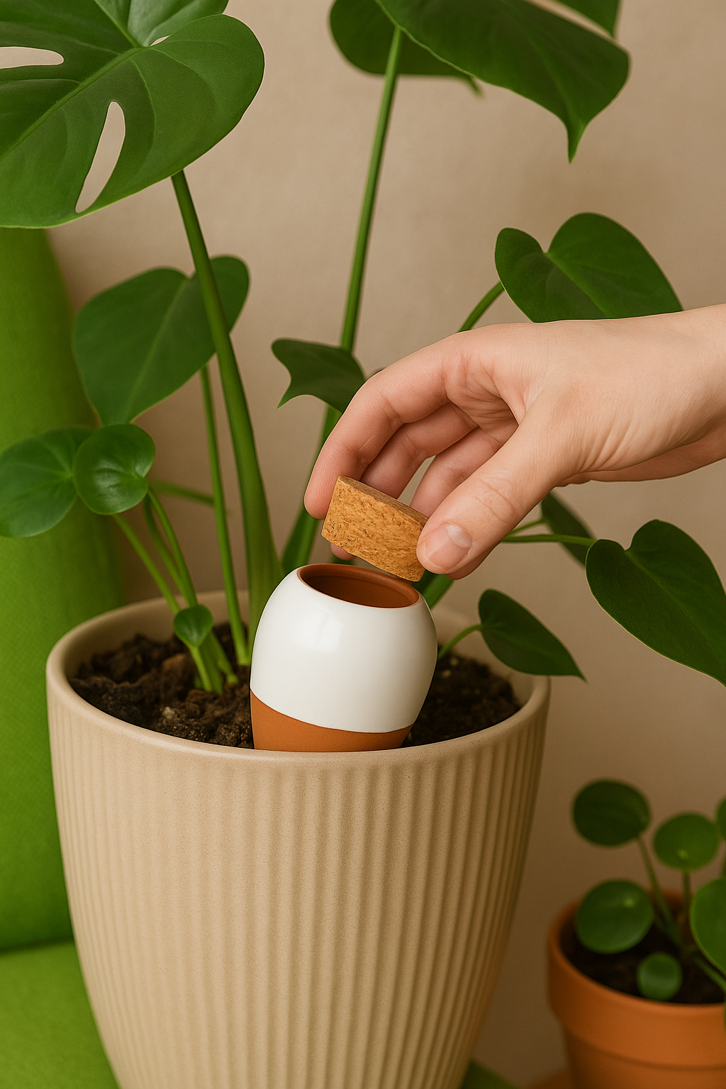 Pack de 4 ollas en terre cuite pour plantes My Store